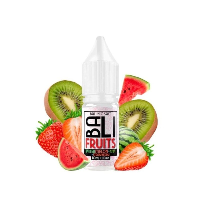 Watermelon + Kiwi + Strawberry 10ml - Bali Fruits Salts by Kings Crest