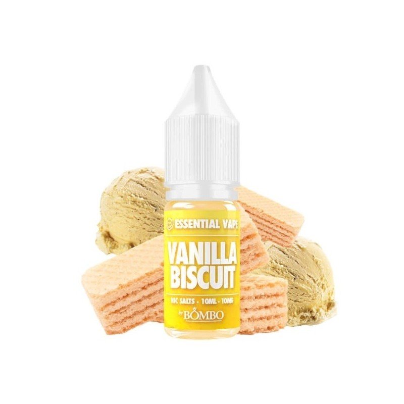 Sales de nicotina Vanilla Biscuit - Bombo Essentia