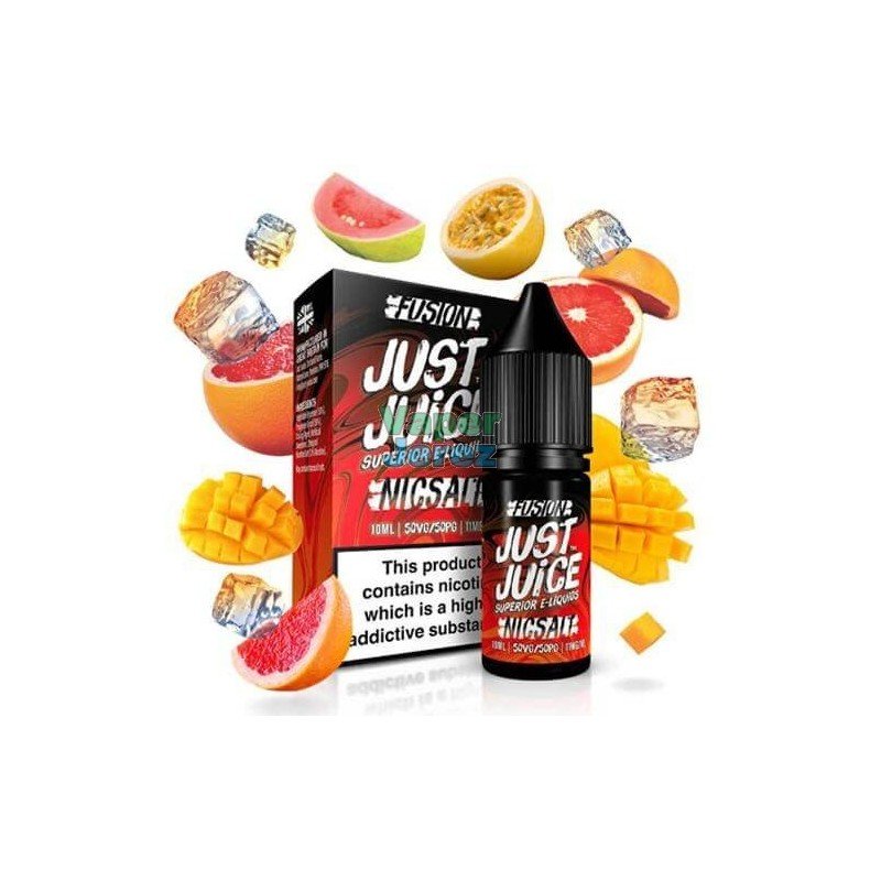 Just Juice Nic Salt Fusion Blood Orange Mango On Ice 10ml