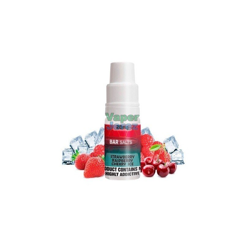 Bar Nic Salts Strawberry Raspberry Cherry Ice 10ml