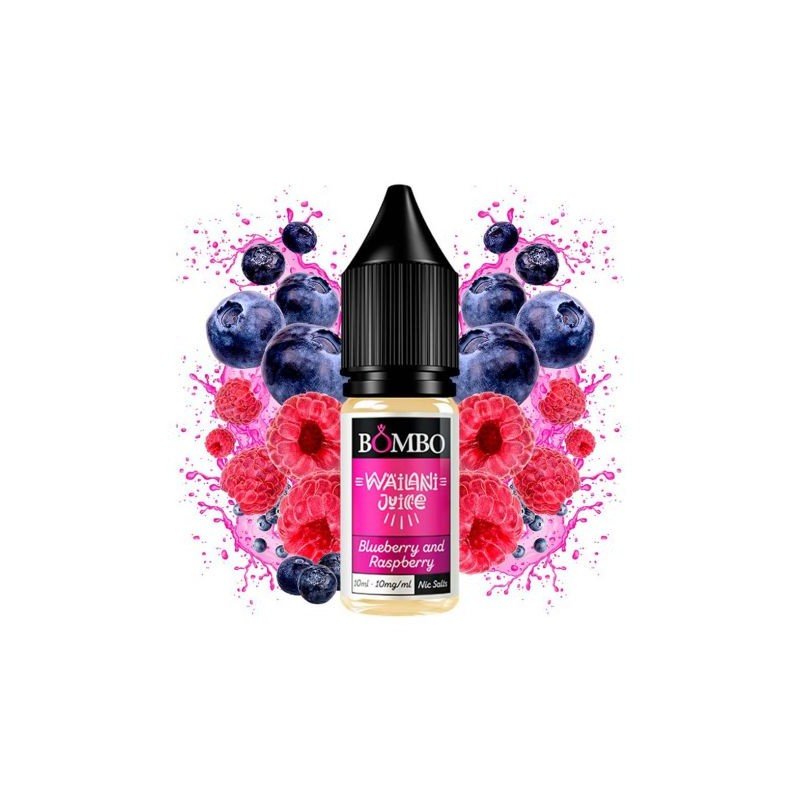 Blueberry and Raspberry 10ml - Wailani Juice Nic Salts by Bombo
