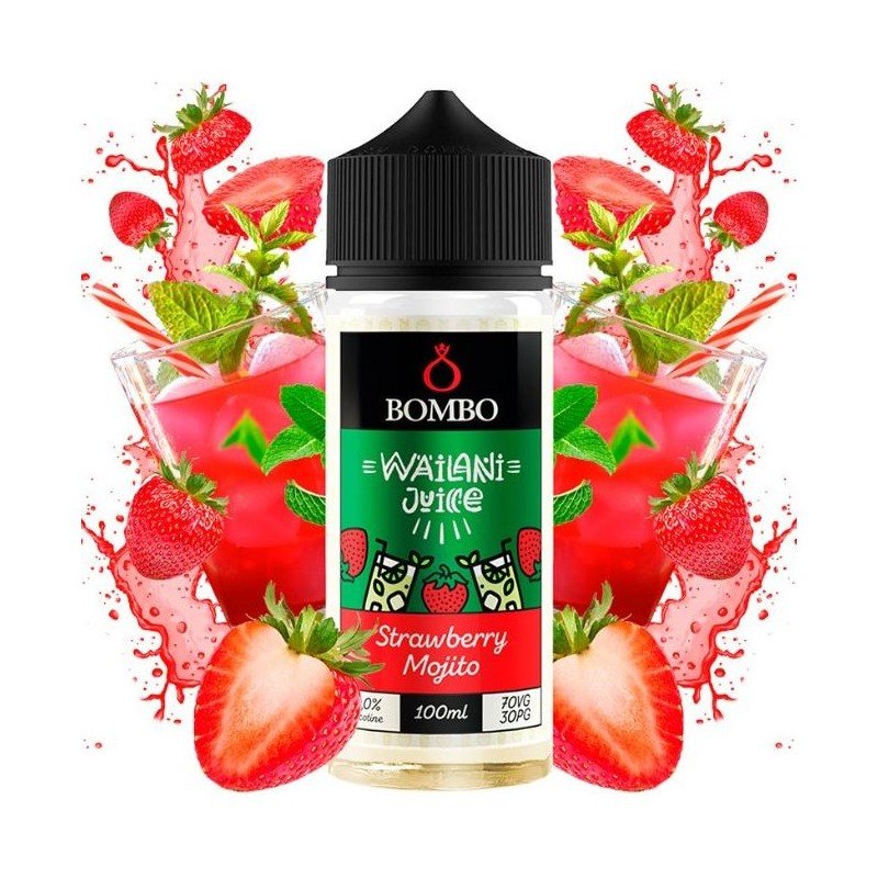 Strawberry Mojito 100ml - Wailani Juice by Bombo