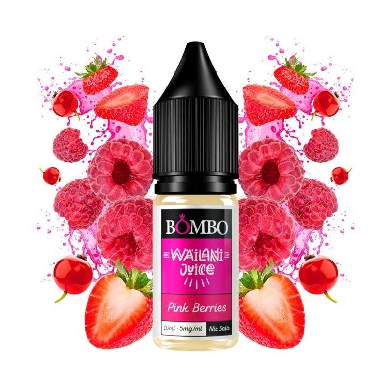 Pink Berries 10ml - Wailani Juice Nic Salts by Bombo