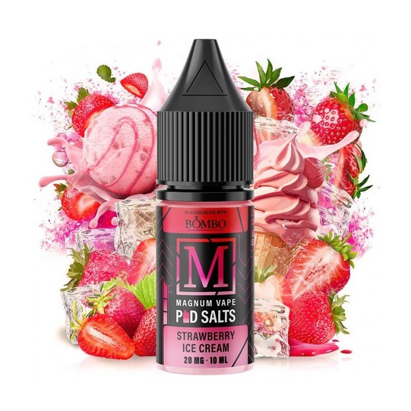 Strawberry Ice Cream 10ml - Magnum Vape Pod Salts