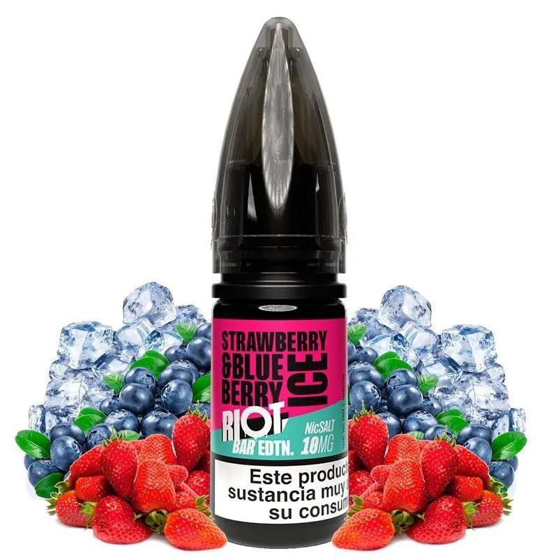 Strawberry Blueberry Ice 10ml - Riot Squad Bar EDTN Salt