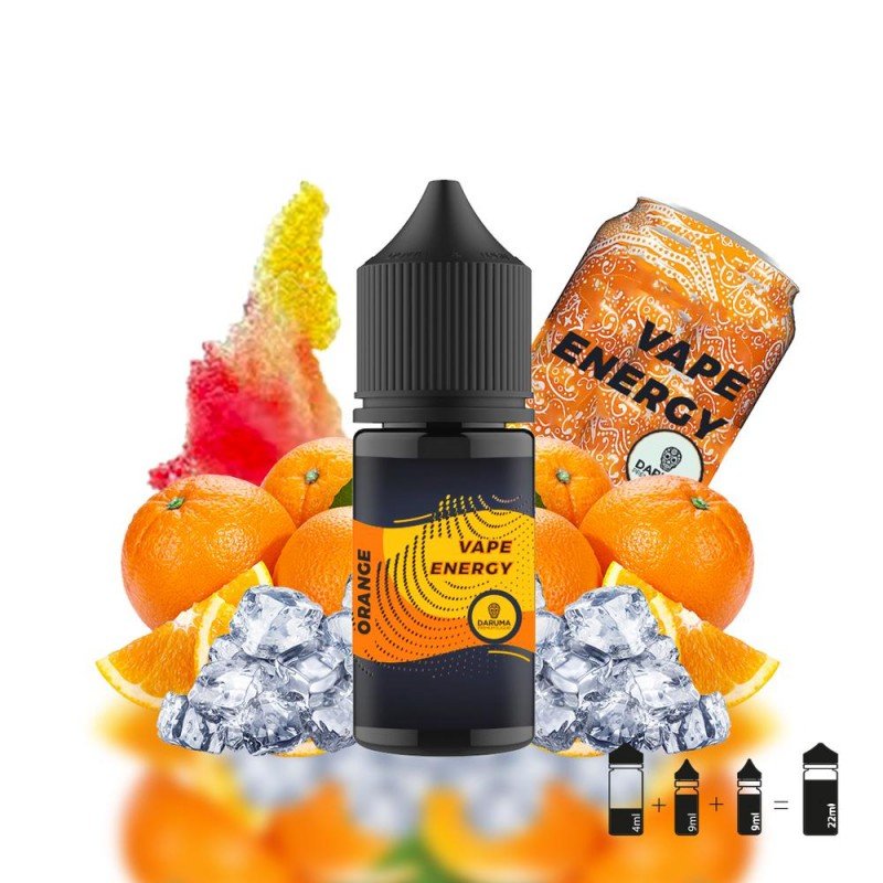 Pack Orange Vape Energy (Sales de Nicotina) 22ml by Daruma Eliquids