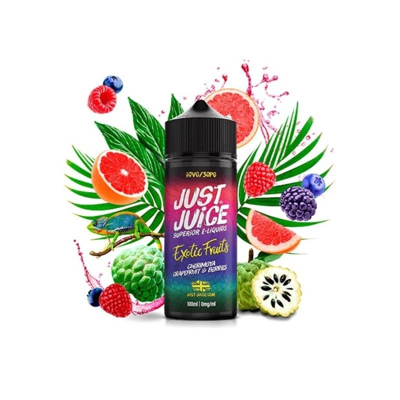 Just Juice Exotic Fruits Cherimoya Grapefruits & Berries 100ml