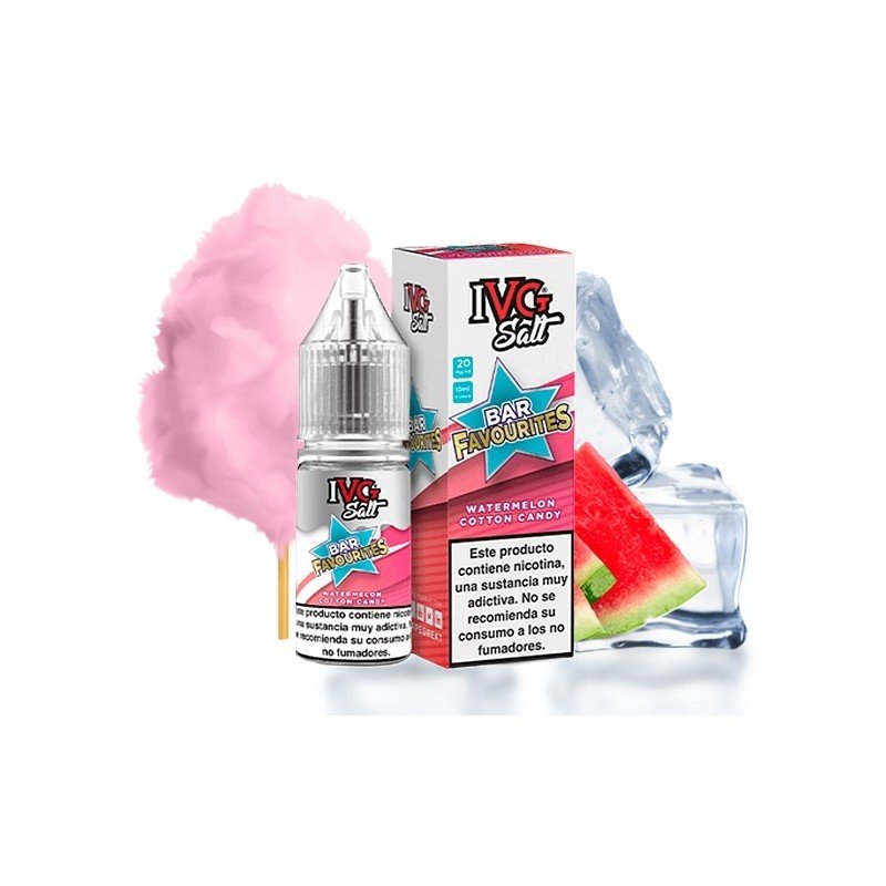 IVG Favourite Bar Salts Watermelon Cotton Candy 10ml