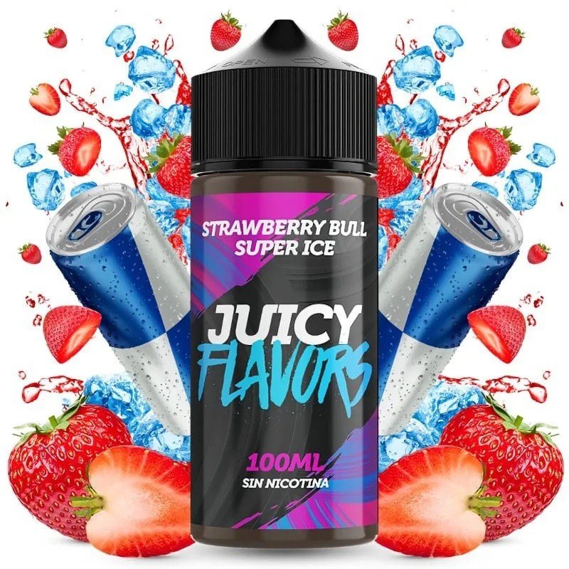 Strawberry Bull Super Ice 100ml - Juicy Flavors