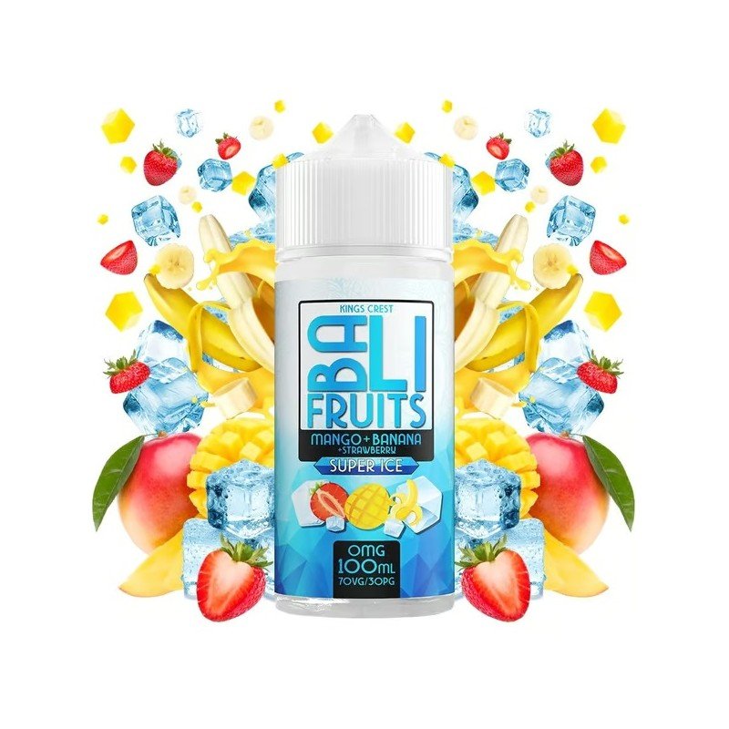 Mango + Banana + Strawberry + Super Ice - Bali Fruits by Kings Crest AROMA (LONGFILL)