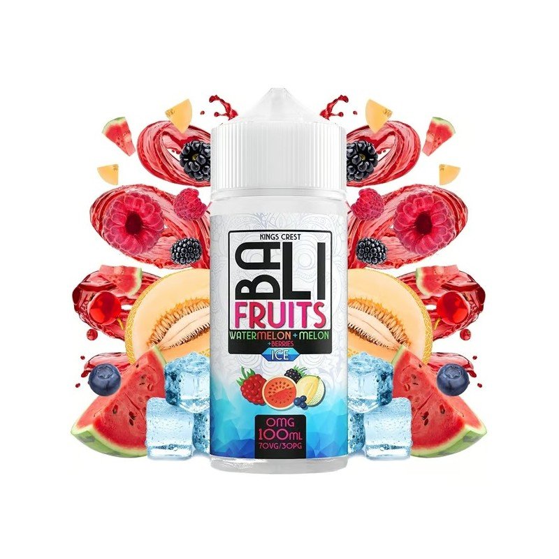 Watermelon + Melon + Berries Ice 100ml - Bali Fruits by Kings Crest