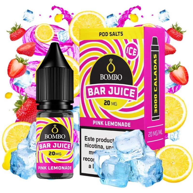 Pink Lemonade Ice 10ml - Bar Juice by Bombo