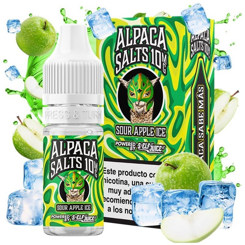 Sour Apple Ice 10ml - Alpaca Salts