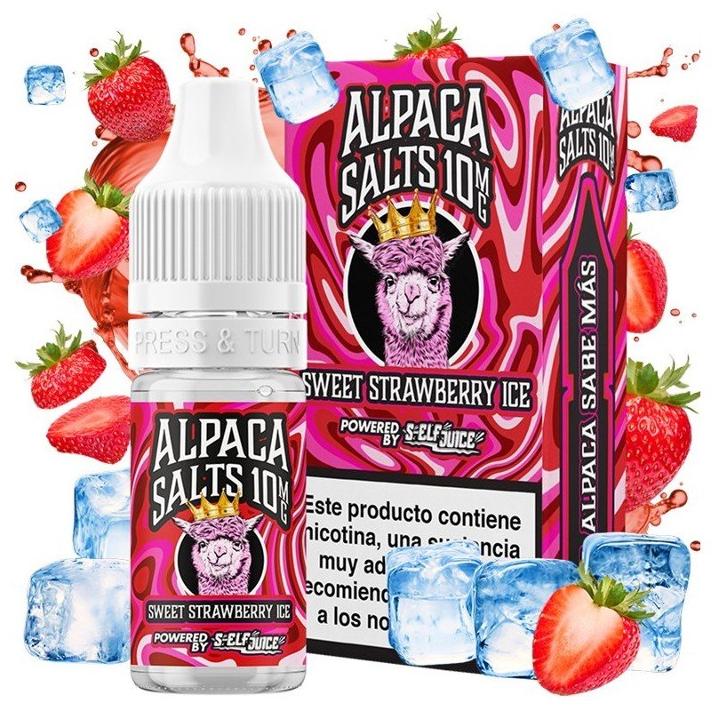 Sweet Strawberry Ice 10ml - Alpaca Salts