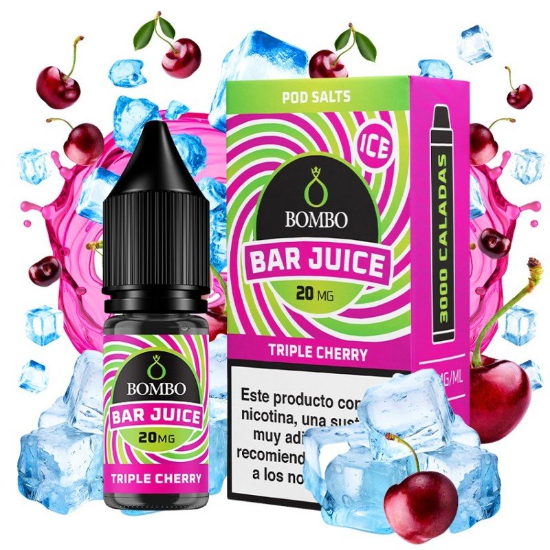 Triple Cherry Ice 10ml - Bar Juice by Bombo