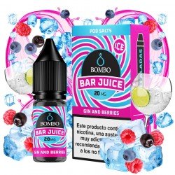 Gin & Berries Ice 10ml - Bar Juice by Bombo