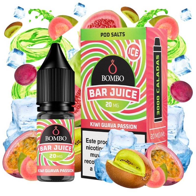 Kiwi Guava Passion Ice 10ml - Bar Juice by Bombo