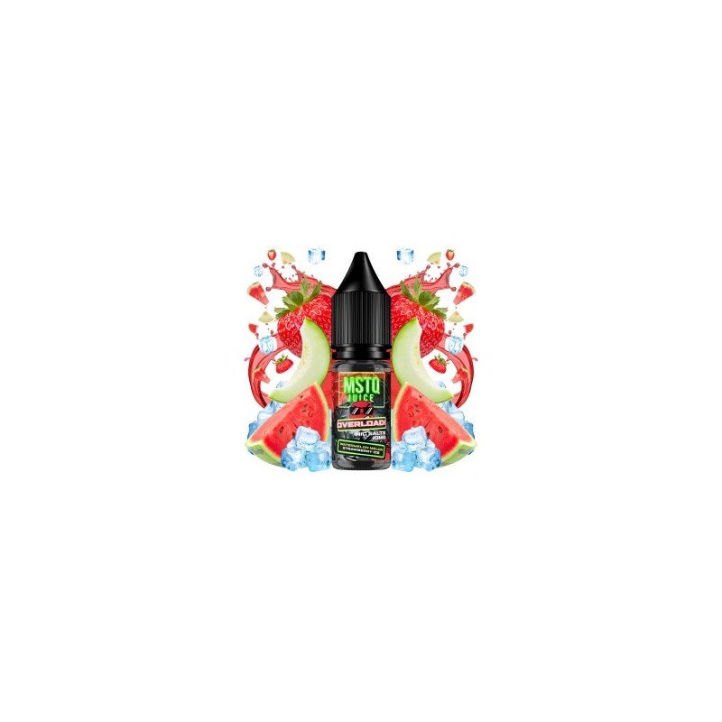 Watermelon Melon Strawberry Ice 10ml - MSTQ Juice Overload Nic Salts