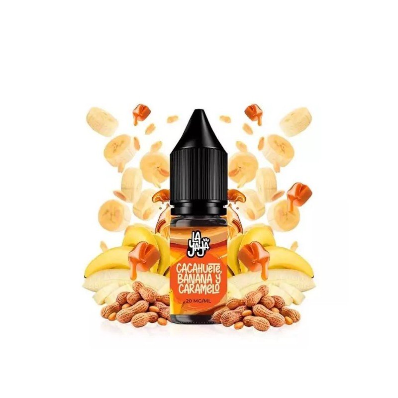 Cacahuete, Banana y Caramelo 10ml - La Yaya Salt