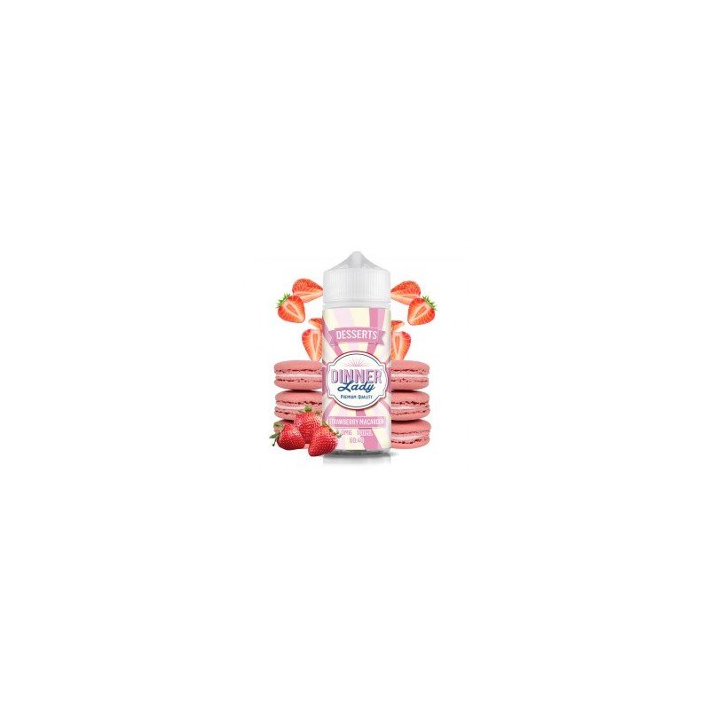 Strawberry Macaroon 100ml - Dinner Lady