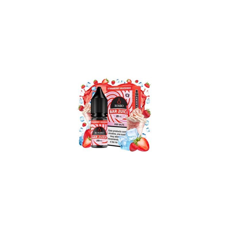 Strawberry Milkshake Ice 10ml - Bombo Bar Juice