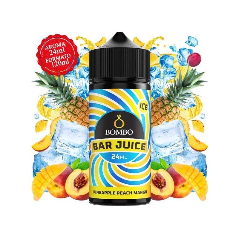 Aroma Pineapple Peach Mango Ice 24ml (Longfill) - Bar Juice by Bombo