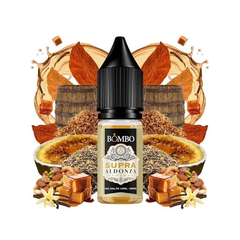 Supra Aldonza Reserve 10ml - Platinum Tobaccos Nic Salts by Bombo