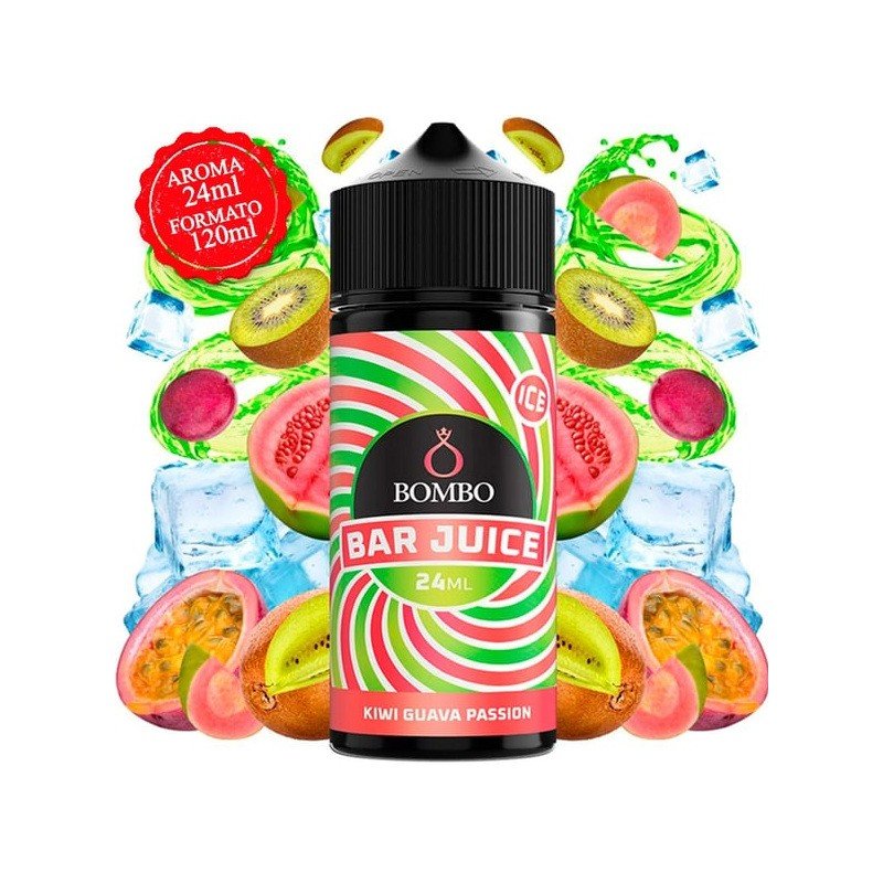 Aroma Kiwi Guava Passion Ice 24ml (Longfill) - Bombo Bar Juice