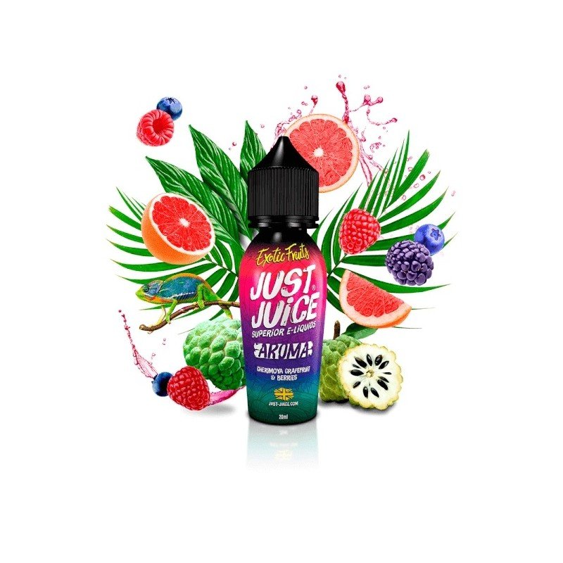 Just Juice Exotic Fruits Cherimoya Grapefruit and Berries 20ml Longfill 