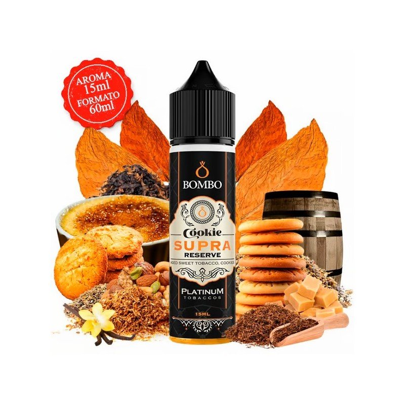 Aroma Cookie Supra Reserve - Platinum Tobaccos by Bombo 15ml (Longfill)