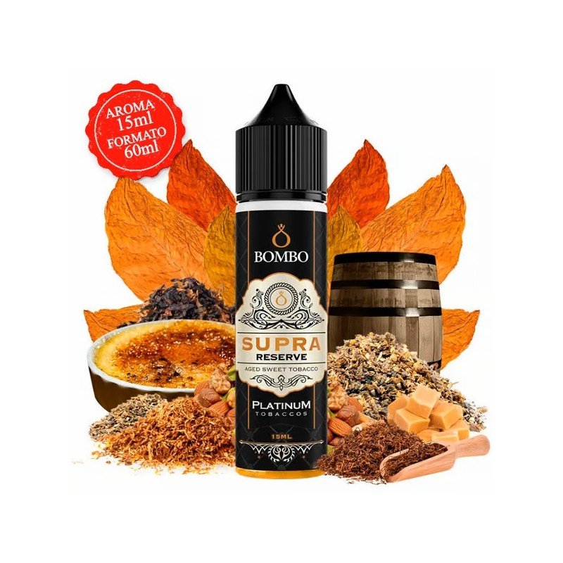 Aroma Supra Reserve 15ml/60 (Longfill) - Platinum Tobaccos by Bombo