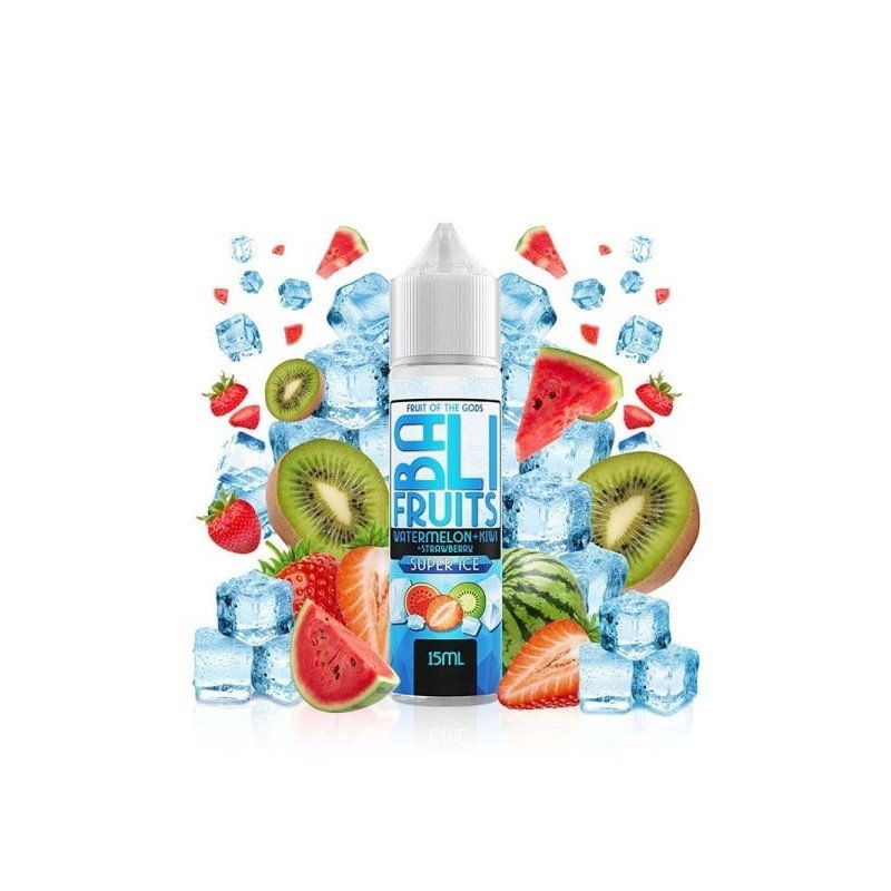 Aroma Watermelon + Kiwi + Strawberry Super Ice 15ml/60 (Longfill) - Bali Fruits by Kings Crest
