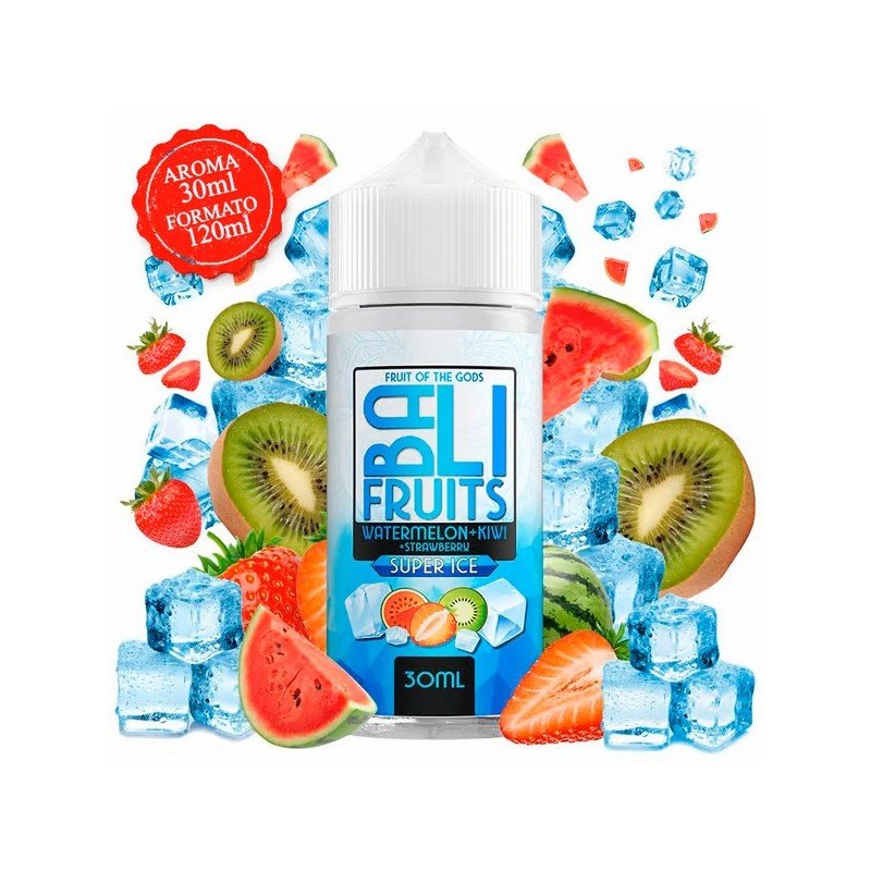 Aroma Watermelon + Kiwi + Strawberry Super Ice 30ml/120 (Longfill) - Bali Fruits by Kings Crest