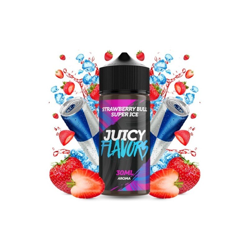 Aroma Strawberry Bull Super Ice 30ml/120 (Longfill) - Juicy Flavors