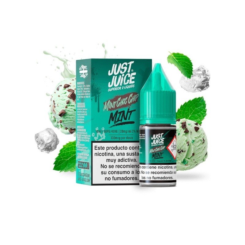Just Juice Mint Range Salts Mint Choco Chip 10ml