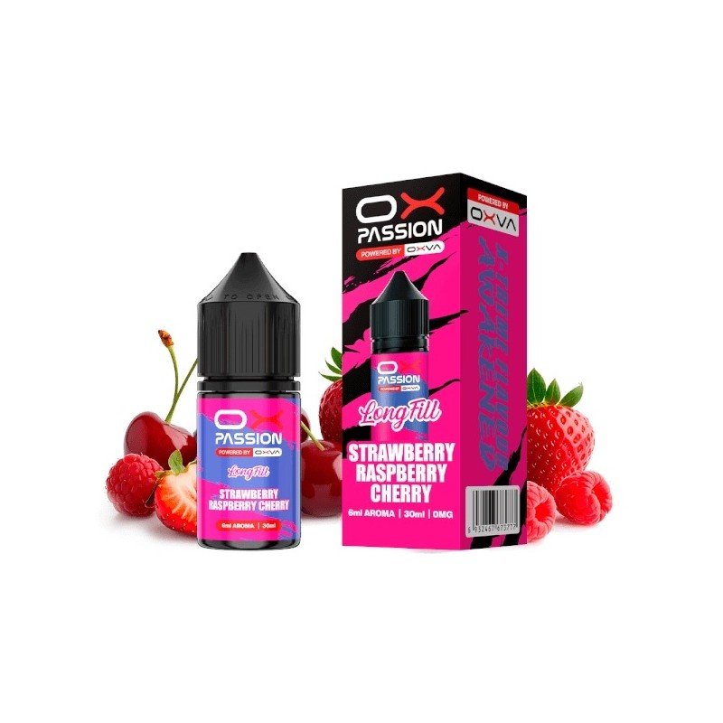 Oxva Ox Passion Strawberry Raspberry Cherry Longfill 6ml