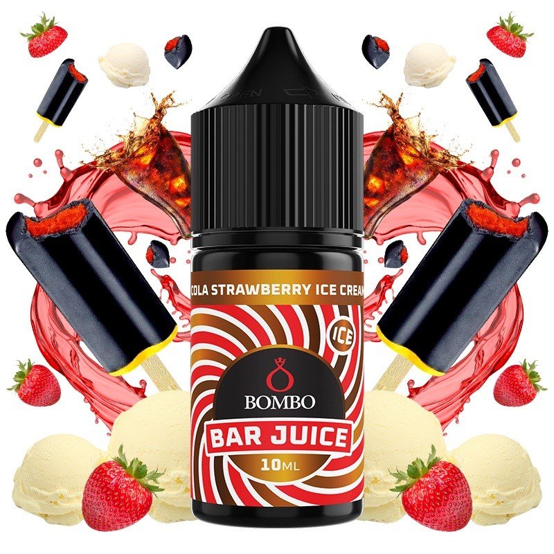 Cola Strawberry Ice Cream 10ml/30 (Longfill) - Bombo Bar Juice