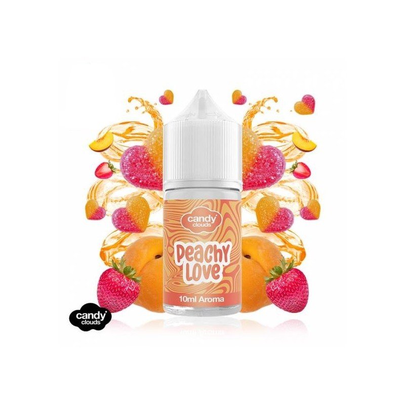 Aroma Peachy Love 10ml/30 (Longfill) - Candy Clouds