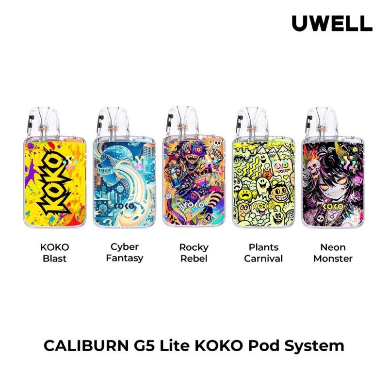 Uwell Caliburn G5 Lite Koko Pod Kit - 1600mAh