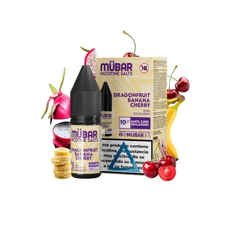 Mübar Salts Dragonfruit Banana Cherry 10ml
