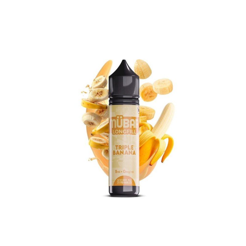 MÜBAR LONGFILL TRIPLE BANANA 9ML/60