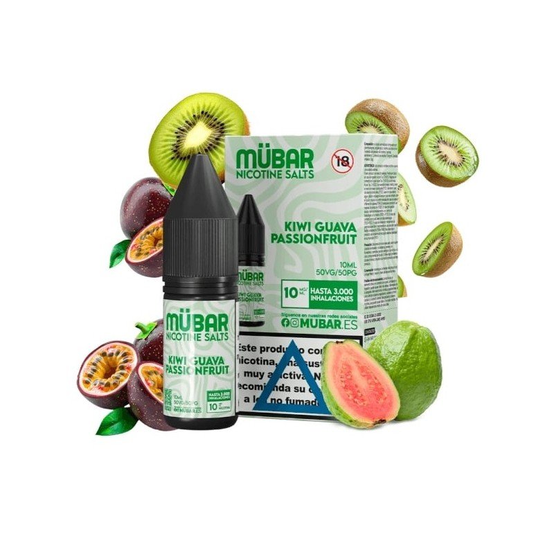 Mübar Salts Kiwi Guava Passionfruit 10ml