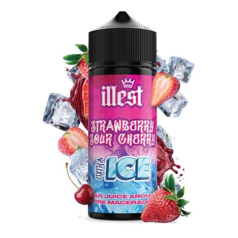 Aroma Illest Strawberry Sour Cherry Ice Longfill