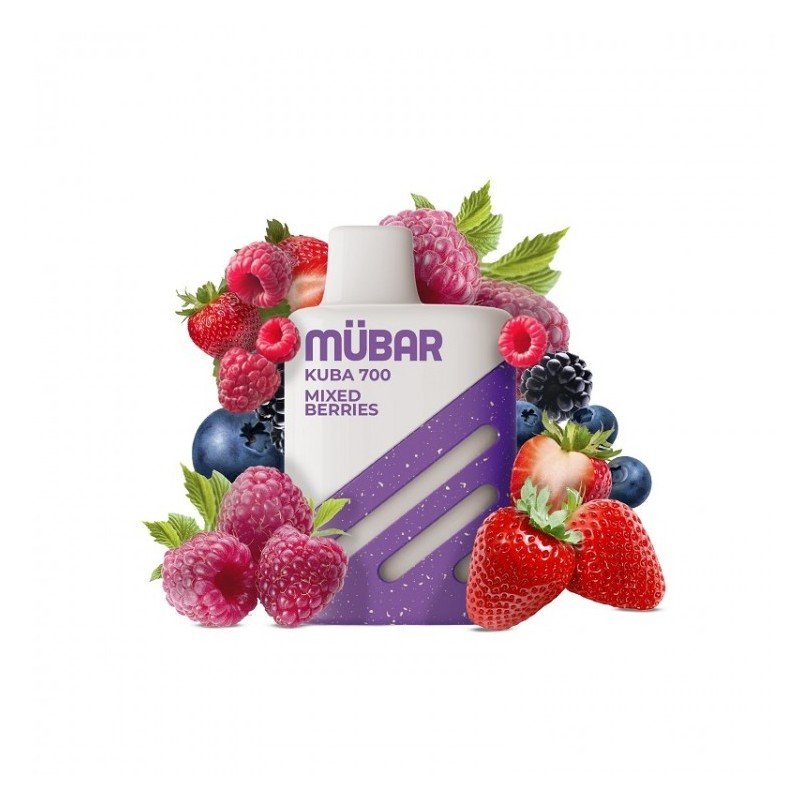 Pod Desechable MUBAR KUBA 700 Mixed Berries 2%