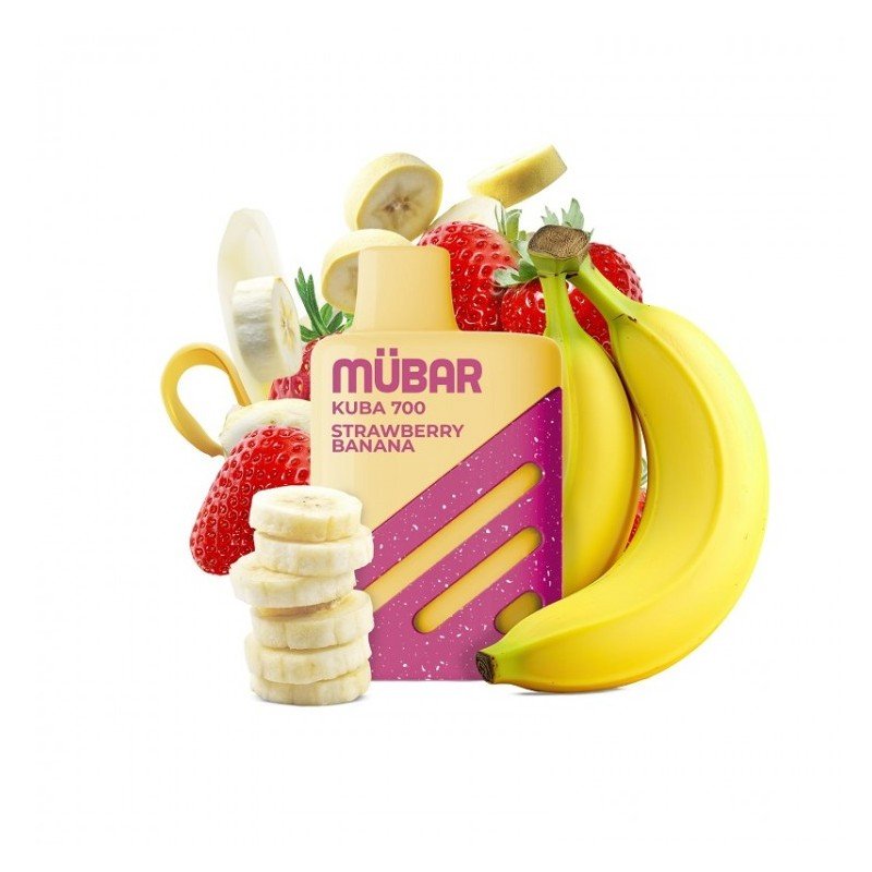 Pod Desechable MUBAR KUBA 700 Strawberry Banana 2%