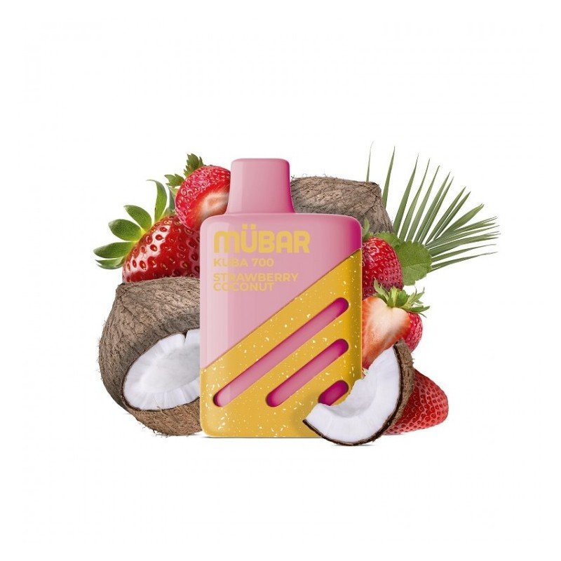 Pod Desechable MUBAR KUBA 700 Strawberry Coconut 2%