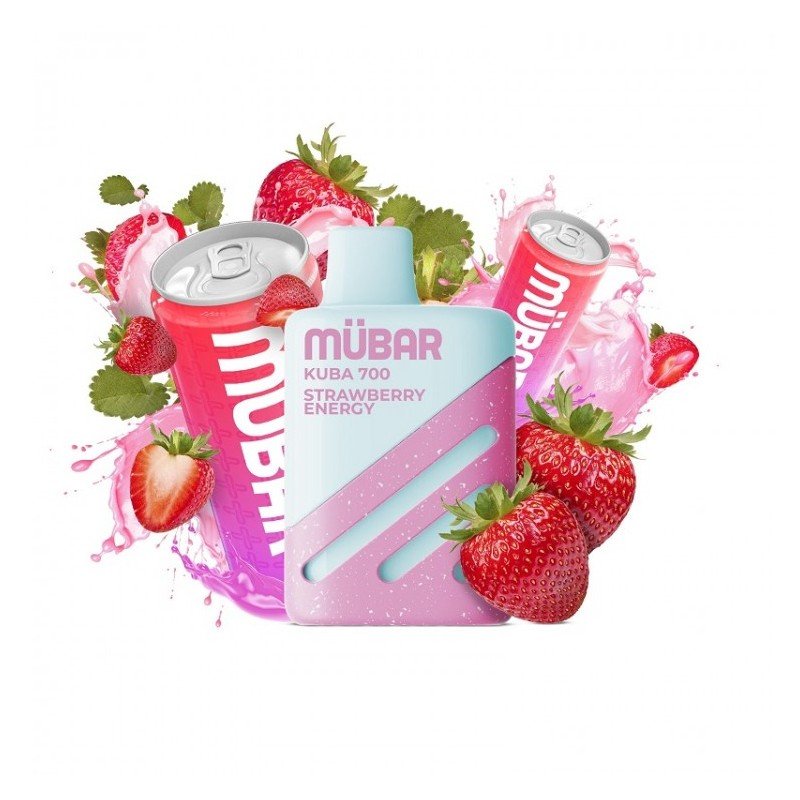 Pod Desechable MUBAR KUBA 700 Strawberry Energy 2%