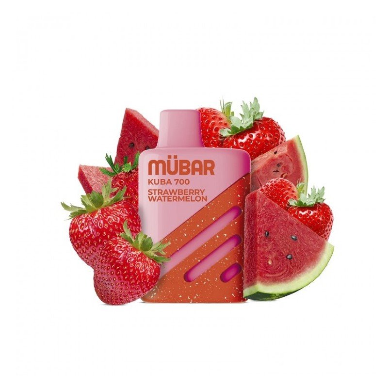 Pod Desechable MUBAR KUBA 700 Strawberry Watermelon 2%