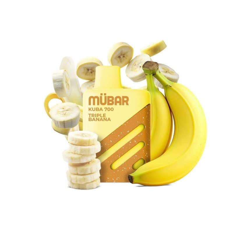 Pod Desechable MUBAR KUBA 700 Triple Banana 2%