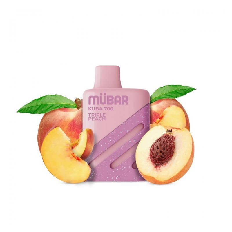 Pod Desechable MUBAR KUBA 700 Triple Peach 2%